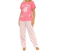 Peppa Pig Womens Mummy Pig Pyjamas Pink MEDIUM
