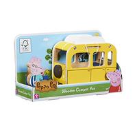 Peppa Pig Wooden Campervan, push along vehicle, imaginative play, preschool toys, fsc certified, sustainable toys, gift for 2-5 years old