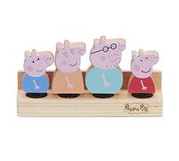 Peppa Pig Wooden Double Sided Family Figures Set Peppa George Mummy Daddy Pig