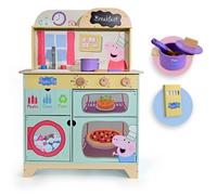 Peppa Pig Wooden Play Set for Toddlers Age 3+, Play Set for Pretend Play, Party Set for Children, Durable Wooden Kitchen Toys, Fun Set for Toddlers and Kids (Floor Standing Kitchen)
