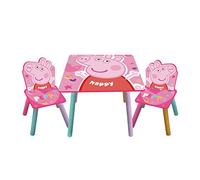 Peppa Pig Wooden Table & 2 Chairs Set by Nixy Children