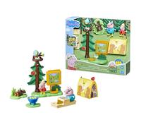 Peppa Pig Woodland Club Nature Day Camping Set, Includes Figures and Accessories