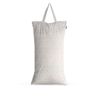 Peppa Pig XL Wet Bag, Waterproof Reusable Nappy Pail, Laundry, Travel, Beach Swim, Secure Zipper Closure with Handle,40x70cm (Peppa Floral)