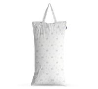 Peppa Pig XL Wet Bag, Waterproof Reusable Nappy Pail, Laundry, Travel, Beach Swim, Secure Zipper Closure with Handle, 40x70cm (George Mr. Dinosaur - White)