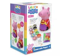 Peppa Pig PP11 Peppa Toy for Kids-Interactive Learning & Child Development, Colours & Number Recognition, Counting and Listening-Includes 10 Fun Coins, 3+ Years, Single, Multi
