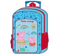 PeppaPig Children's Character Luggage Deluxe Wheeled Trolley Backpack Suitcase Cabin Bag School