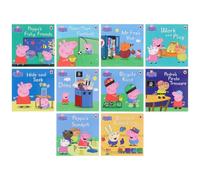 Peppa's Fun with Friends Storybook Collection 10 Books Set (Mr Fox's Van, Dens, Bicycle Race, Work & Play, Pedro's Pirate Treasure, Peppa's Sandpit, Peppa's Fishy Friends & Peppa Plays Football)