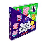 Peppa's Storybook Collection Read and Play Set Includes 2 Storybooks,Stickers and Play Scenes