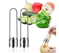 Pepper Corer,Apple Corer Tool,Pepper Seed Corer Remover,Stainless,Upgraded,Remover Tool,for Vegetables Fruit Kitchen Utensils