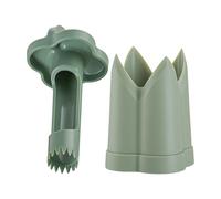 Pepper Corer - Jalapeno Green Pepper Tool for BBQ | 2 in 1 Core Remover with Stainless Steel Quickly Cuts and Deseeds Bell Peppers, Chili Peppers, Vegetables Perfect for Cooking