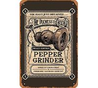 Pepper Grinder (Alice Madness Returns) Poster Vintage Retro Metal Sign 8x12 Inch Man Cave Home Wall Decor