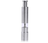Pepper Grinder, Aluminium Case Pepper Mill Salt Grinder One Hand Operation Salt Pepper Mill Thumb Push
