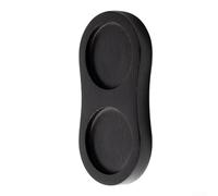 Pepper grinder base made from solid acacia and rubber wood, featuring a dual hole design for convenient spice organization in the For kitchen (8 type black base)