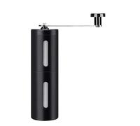 Pepper Grinder Portable Hand Pepper Grinder with Crank Handle,Mini Manual Pepper Mill with Ceramic Core Pepper Mill(Black)