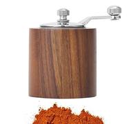 Pepper Grinder, Wooden Hand Grinder Set | Kitchen Utensils with Adjustable Grind for Sesame, Cumin, Coffee Beans, Pepper Grains