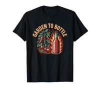Pepper Grower Hot Sauce Garden Bottle Spicy Food Lover Art T-Shirt