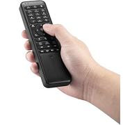 Pepper Jobs W10 GYRO Air TV Remote, QWERTY Keyboard Fly Mouse for Win 11/10, LED Backlit Keyboard Mini PC Controller, 6-Axis Gyro w/Learning Remote Control Function