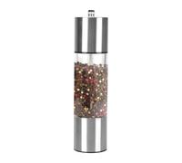 Pepper Mill Grinder, Pepper Grinder, Kitchen Spices Mil, Manual Stainless Steel Pepper Grinder Refillable with Ceramic Mechanism, 2.05x8 Inches for Home Kitchen, Canteen, and Camping Cookin