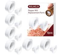 Pepper Mill Replacement Parts,Salt and Pepper Grinder Ceramic Grinder Core Pepper Mill Acessories for DIY Salt Pepper Or Spice Mills (12pcs)