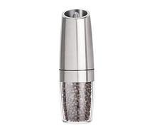 Pepper Mill Stainless Steel Gravity Induction Grinder Clear Electric Salt Spices Grinding Bottle