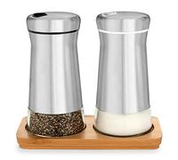 Pepper Shaker or Salt Shaker with Adjustable Pour Holes - Elegant Stainless Steel Spice Dispenser - Perfect for Himalayan, Table Salt, White and Black Pepper… (2)