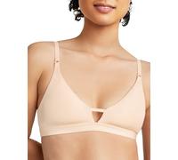 Pepper Wireless Bra | Modal Wireless Bra, Lightly Lined Cups, Body Hugging Bra Fit, Everyday Wireless Bras for Women (XS-XL), Sand, M