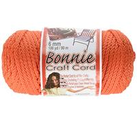 Pepperell polyolefin fiber Bonnie Macrame Craft Cord 6 mmx 100 yard-Orange