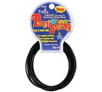 Pepperell Pony Bead Lacing 2mmX5yd, Black, 1 Count (Pack of 1)