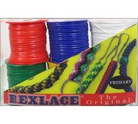 Pepperell Rexlace 50yd Spools 6/Pkg-Primary, Other, Multicoloured, 7.62 x 20.32 x 13.97 cm