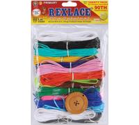 Pepperell Various Rexlace Plastic Lacing Variety Pack-Primary