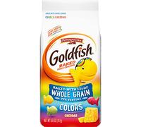 Pepperidge Farm Goldfish Baked with Whole Grain Colors Cheddar Crackers, 6.6 oz. Bag