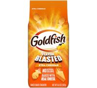 Pepperidge Farm Goldfish Flavor Blasted Xtra Cheddar Crackers, 6.6 oz. Bag (Pack of 6)
