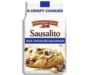 Pepperidge Farm Sausalito Milk Chocolate Macadamia 8 Crispy Cookies 204g