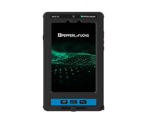 Pepperl Fuchs TAB-EX 05 DZ1 5G Rugged 8" 5G Android tablet for hazardous areas, offering high performance and advanced safety standards.