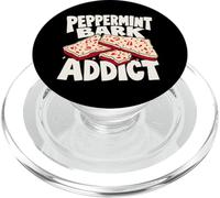 Peppermint Bark Minimalist Badge Patch PopSockets PopGrip for MagSafe