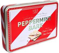 Peppermint Bark Swiss Chocolate 250g, Dark, White and Mint Chocolate with Candy Cane Pieces