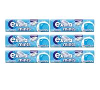 Peppermint Breath Mints Bundle - Extra Sugar-Free, 16 Pieces per Pack, Pack of 6 - Long-Lasting Fresh Breath