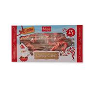 Peppermint Candy Canes Christmas Candy canes Suitable for Vegetarian and Vegan (100X Mini, Red & White)