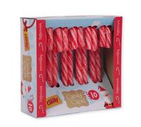 Peppermint Candy Canes Christmas Candy canes Suitable for Vegetarian and Vegan (20X Large, Red & White)
