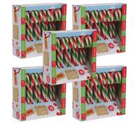 Peppermint Candy Canes Christmas Candy canes Suitable for Vegetarian and Vegan (50X Large, Red & Green)