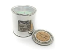 Peppermint & Eucalyptus Scented Coconut & Rapeseed Candle. ECO Recyclable Packaging. Vegan Friendly