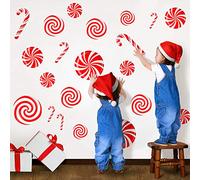 Peppermint Floor Decals Stickers for Christmas Decoration