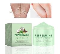 Peppermint Foot Cream,Athletes Foot Treatment&Cracked Heel Repair Cream,Foot Care Moisturiser with Coconut Oil,Dead Skin Remover for Feet,Anti-Fungal Foot Cream for Very Dry Skin,Tea Tree Cream