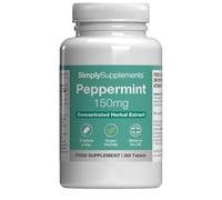 Peppermint Herb Powder 150mg | Vegan & Vegetarian Friendly | Highly Concentrated Extract | Supports Digestion & Immunity | 360 Tablets | Manufactured in The UK