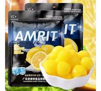 Peppermint lemon peel fudge,fruit candy,VC juice gummies,snack food,healthy nutrition food,cool and refreshing candy,dessert,fudge,Instant candy,Chinese snack gift (20bags)