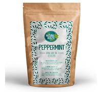 Peppermint Loose Leaf Tea - Loose Leaves, Organic Rubbed Egyptian Peppermint, 100 g Eco Pouch, Small-Batch Whole Leaf Tea - The Natural Health Market