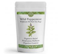 Peppermint (Mentha Piperita) - 20 Tea Bags - Herbal Tea Traditionally Enjoyed for Refreshing Flavor, Gentle Digestive Comfort & Invigorating Natural Energy | 100% Pure & Traditionally Harvested
