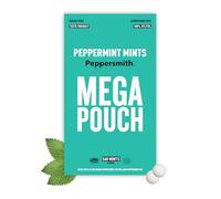 Peppermint Mints - Sugar Free 100% Plant Based Xylitol - Fresh Breath - Benefits Oral Health, Reduce Plaque, Kills Bacteria - Aspartame Free - Mega Pouch 560 Mints - By Peppersmith