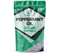 Peppermint Oil 200mg | 120 Softgels | Stomach, Bowel Relief |Digestion