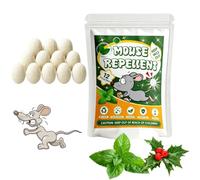 Peppermint Oil Mouse Repellent Balls, Plant Based Rodent Deterrent Balls | 12 Pack Pet & Human Safe Rat Repeller for Home Garage Attic Shed, NLong-Lasting Protection for Indoor & Outdoor